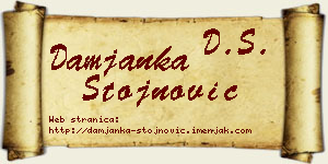 Damjanka Stojnović vizit kartica